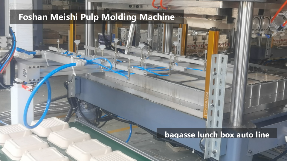 Foshan Meishi pulp lunch box full automtaic line